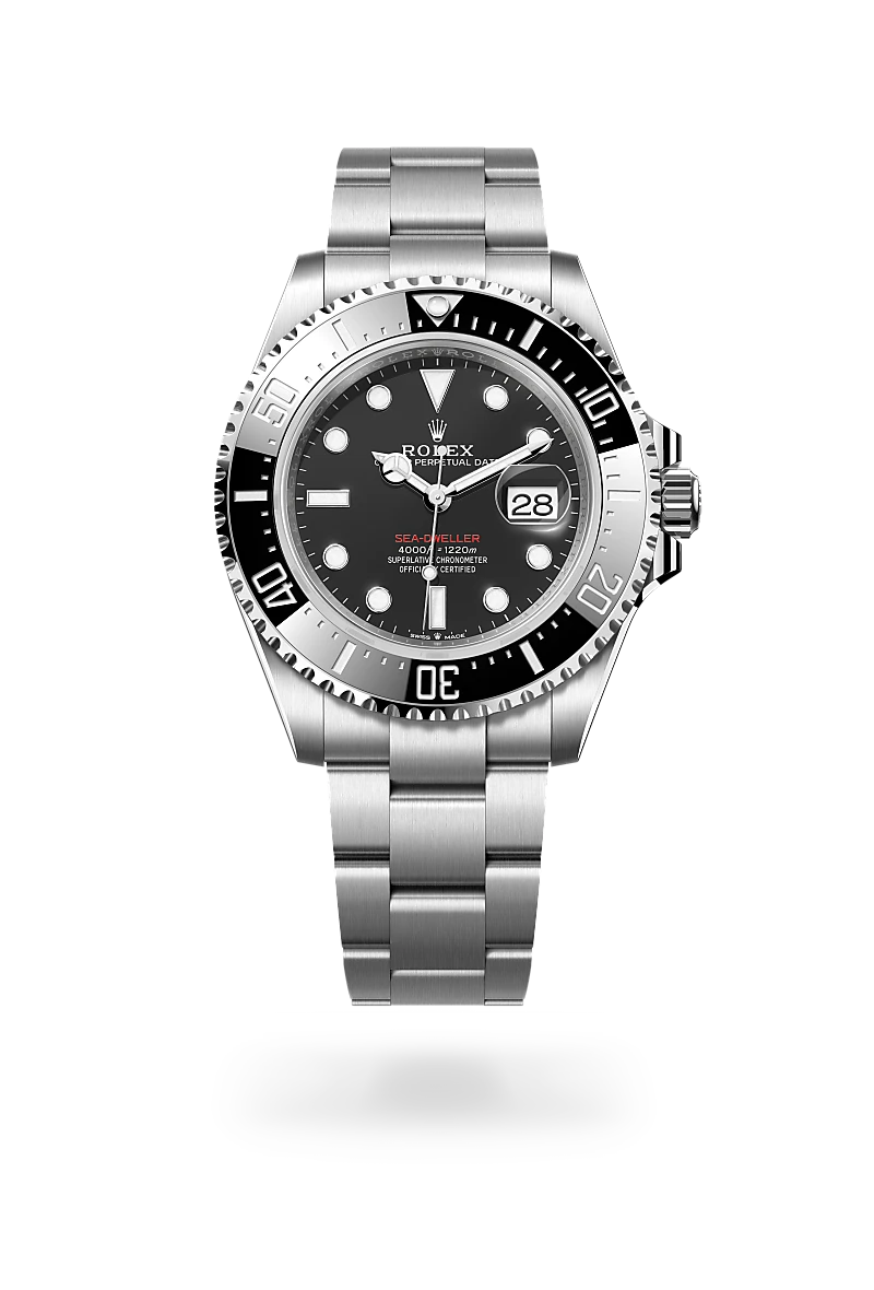 rolex sea-dweller in oystersteel, m126600-0002 - howard fine jewellers