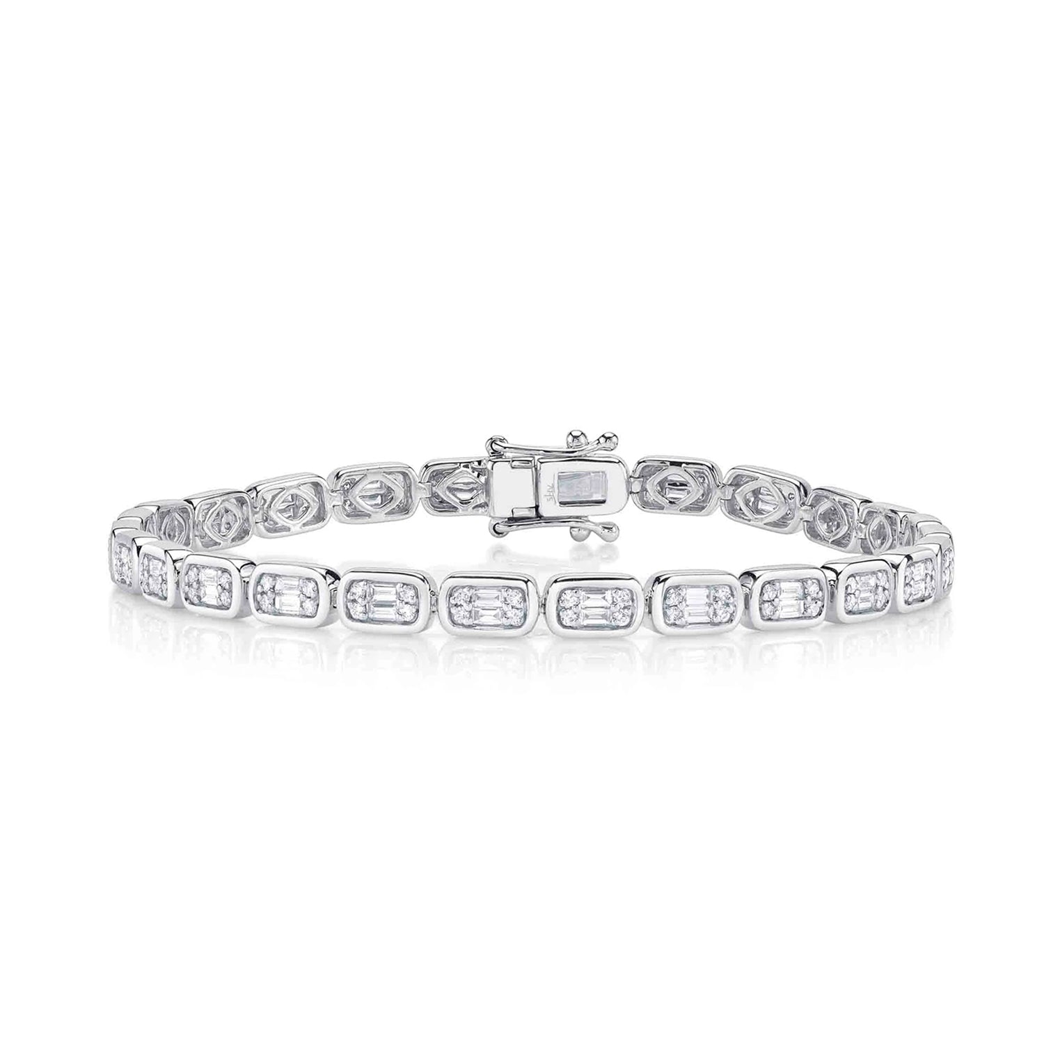 Diamond Baguette Tennis Bracelet