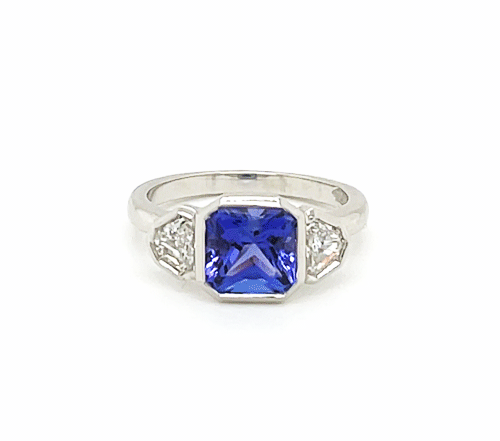 Video Thumbnail: 2021 02 12 16 01 52 2650 - Howard Design Three Stone Tanzanite Ring