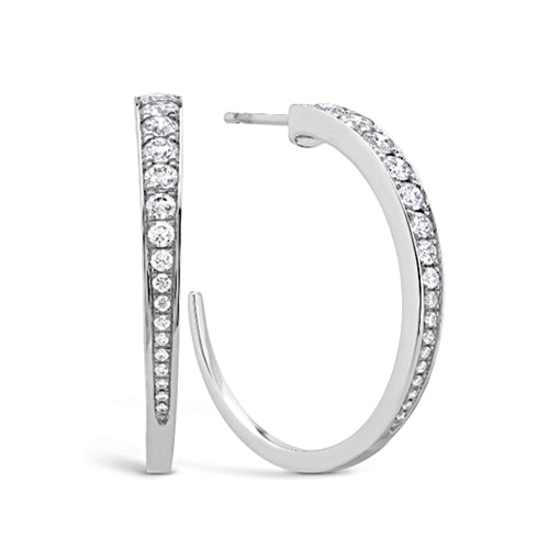 Hearts On Fire Triplicity Diamond Hoop Earrings