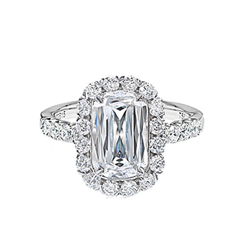 Christopher Designs Halo Diamond Engagement Ring