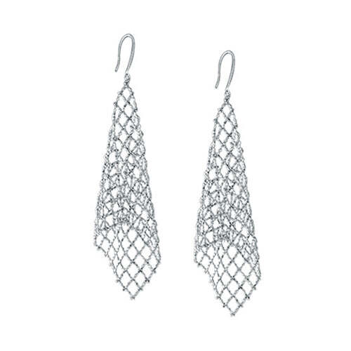 Video Thumbnail: Large Mesh Drop Earrings