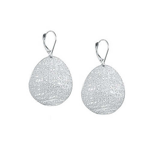 Video Thumbnail: Gold Lace Circle Drop Earrings