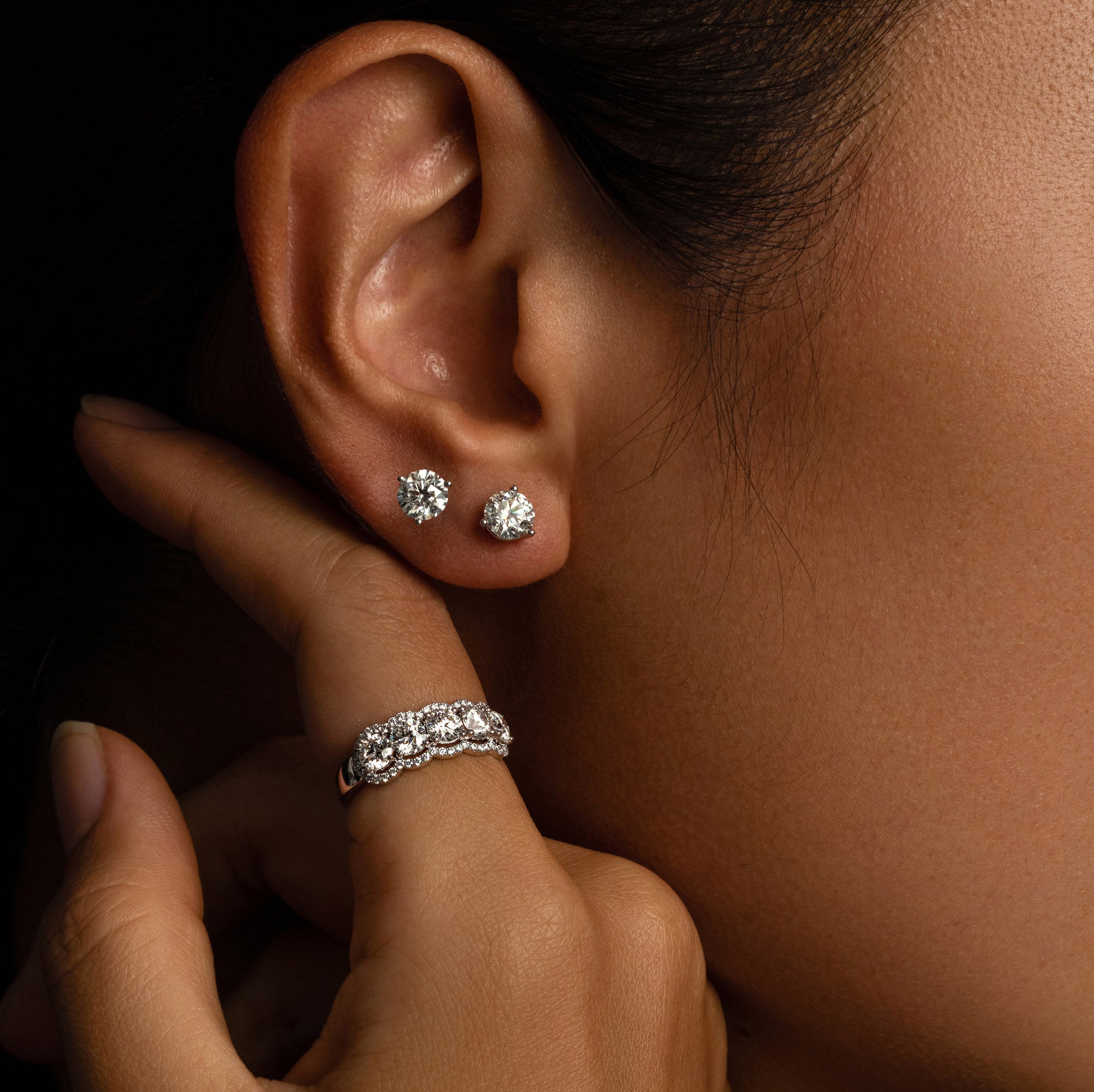 Incomparable Diamond Ceramic Stud Earrings – Workshop & Flock Boutique -  Ottawa
