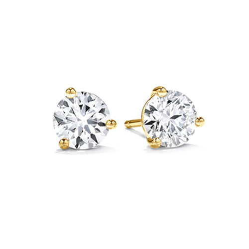 Hearts On Fire Diamond Stud Earrings 0.75CTW