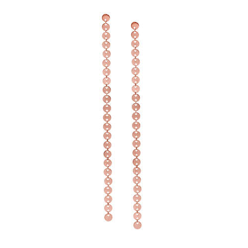 Video Thumbnail: Gold Disc Drop Earrings
