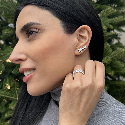 Hearts on Fire Illa Rising Star Diamond Earrings