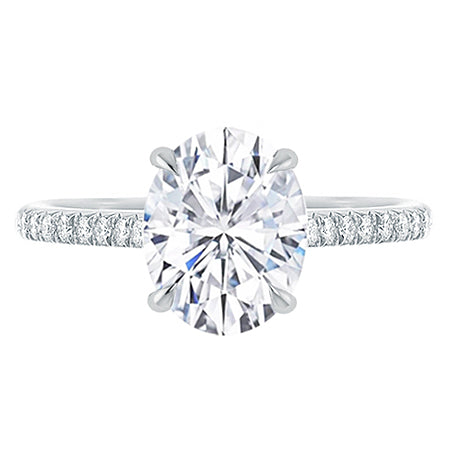OVAL DIAMOND ENGAGEMENT RING Howard Fine Jewellers is your Ottawa engagement rings and custom engagement rings expert.