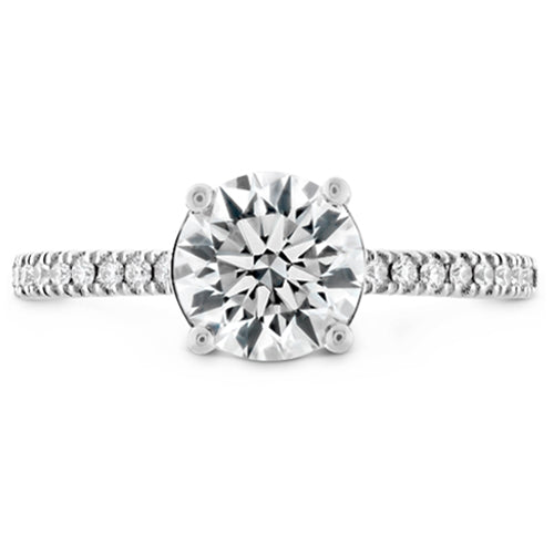 Hearts On Fire Sloane Silhouette Engagement Ring Diamond Band
