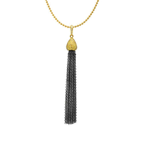 Video Thumbnail: Revisedgoldtassel - Gold Tassel Pendant
