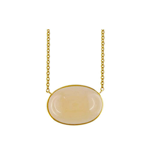 Video Thumbnail: Revisedmoon - Oval Moonstone Pendant