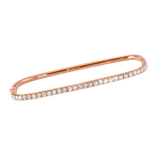 Video Thumbnail: Diamond Square Bangle Bracelet