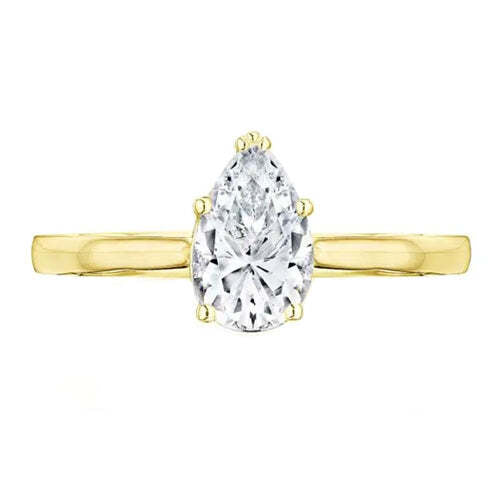Video Thumbnail: Tacori Coastal Crescent Solitaire Pear Engagement Ring