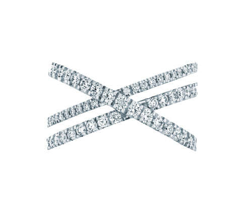 Hearts On Fire Harley Wrap Diamond Right Hand Band