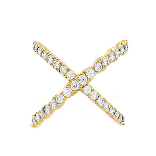 Video Thumbnail: Yellow 4260 - Hearts on Fire Lorelei Criss Cross Diamond Right Hand Band