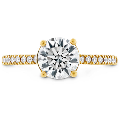 Hearts On Fire Sloane Silhouette Engagement Ring Diamond Band